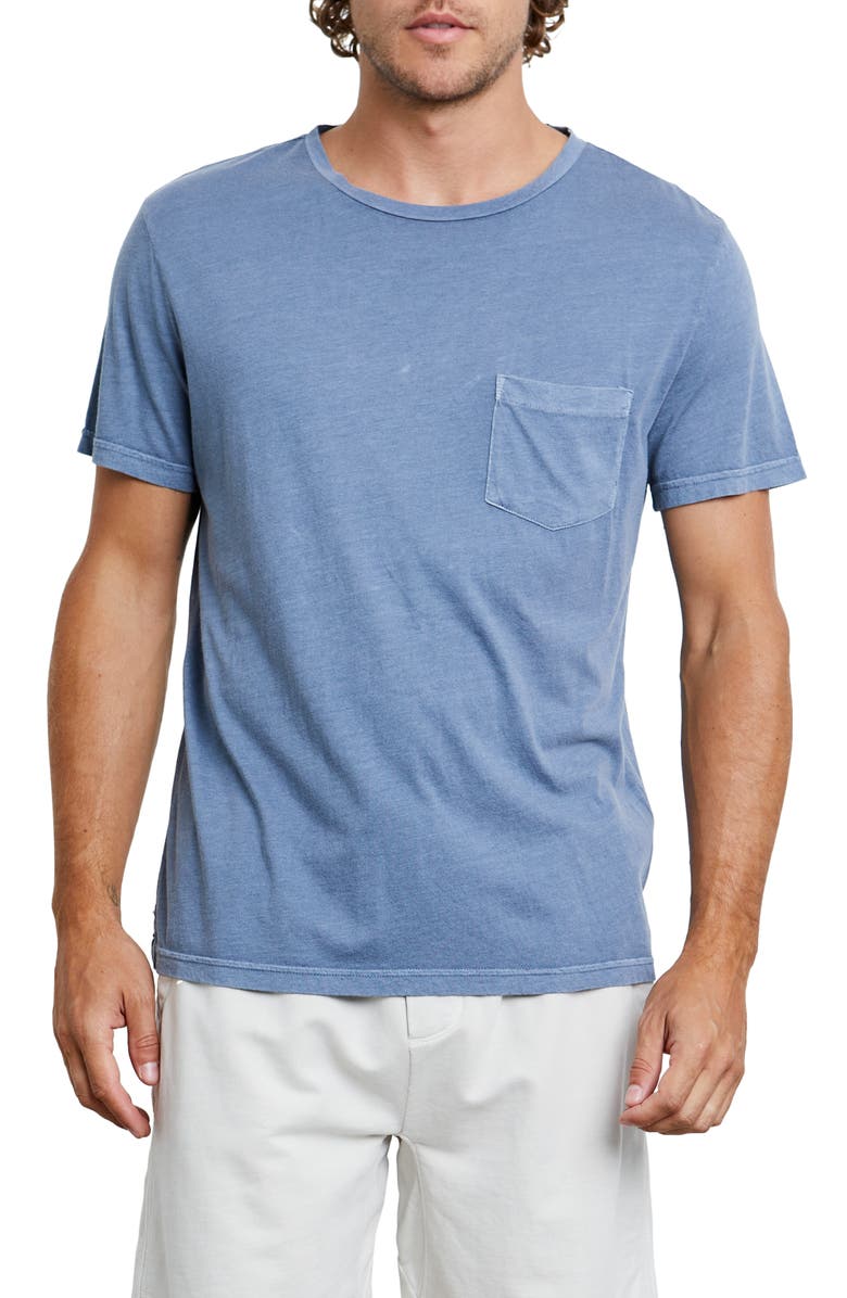 Rails Johnny Crewneck Pocket T-Shirt, Main, color, Steel