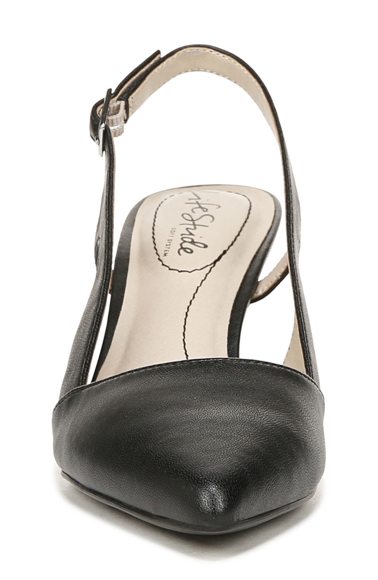 LifeStride Social Slingback Pointed Toe Pump, Alternate, color, 