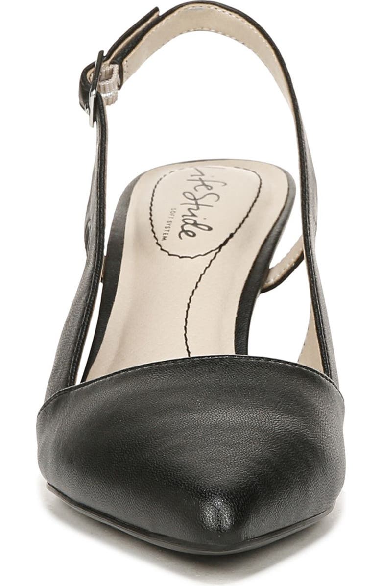 LifeStride Social Slingback Pointed Toe Pump, Alternate, color,