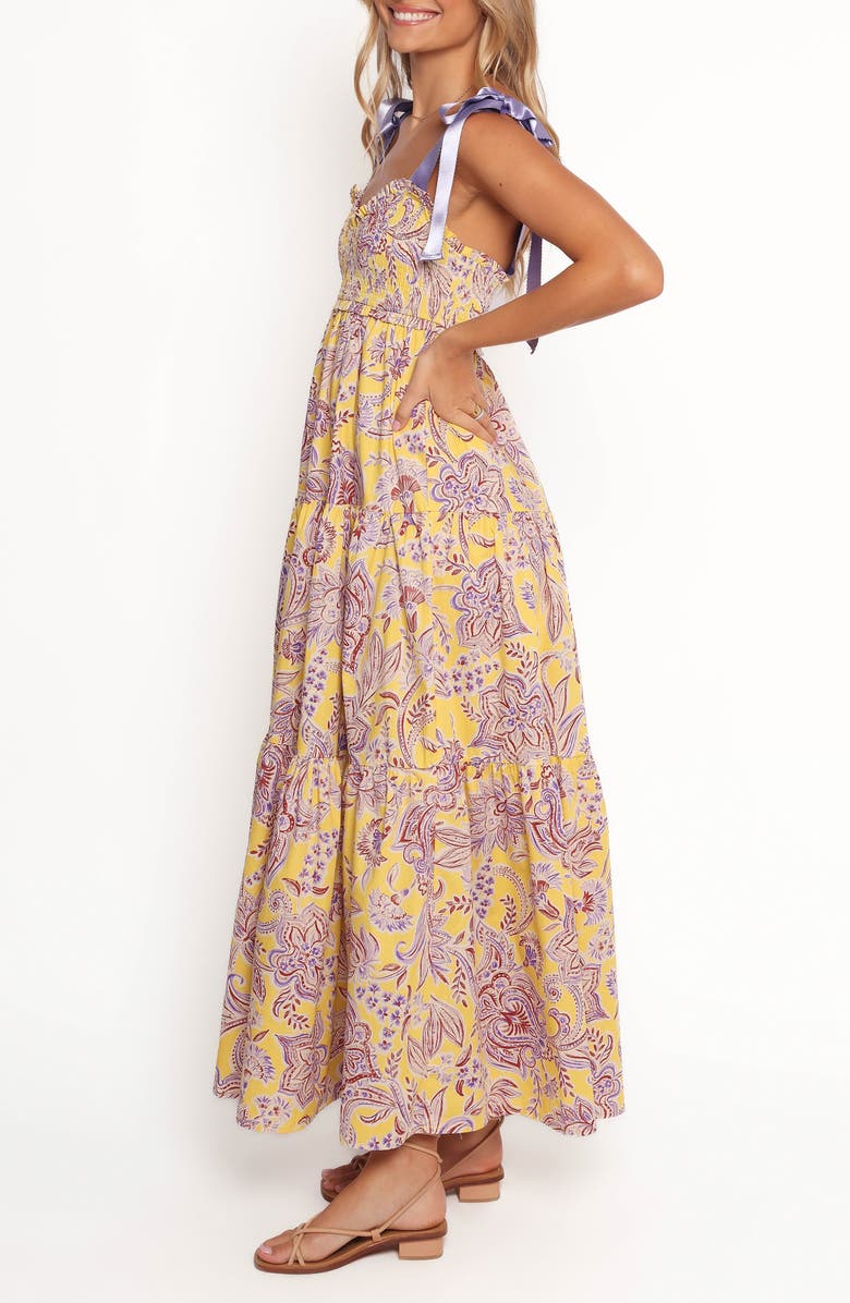 Petal & Pup Marigold Smocked Maxi Sundress, Alternate, color, Evening Primrose