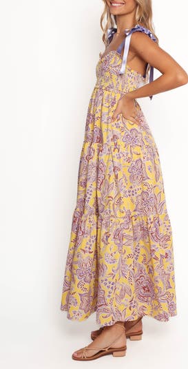 Marigold Smocked Maxi Sundress