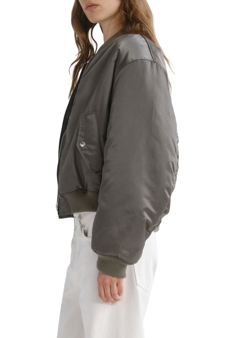 Frankie Reversible Bomber Jacket, Alternate, color, FERN