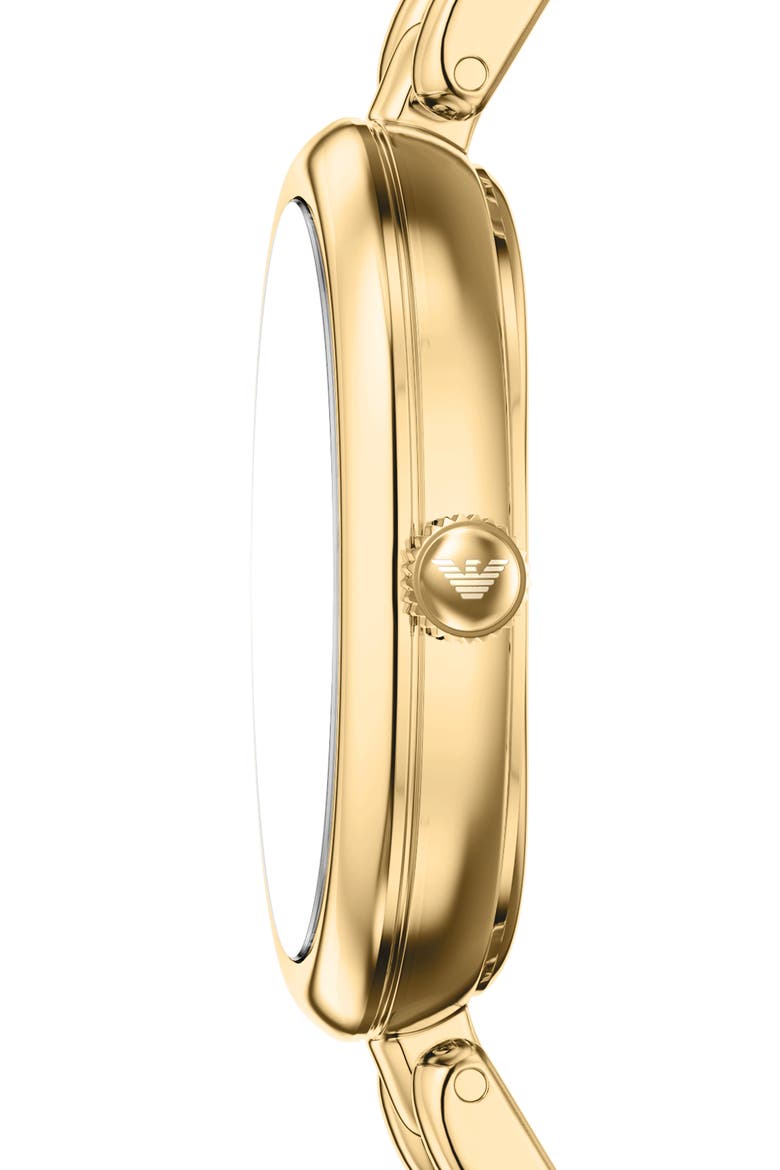 Small Sinfonia Mother-of-Pearl Bracelet Watch, 22mm x 28.2mm, Alternate, color, GOLD