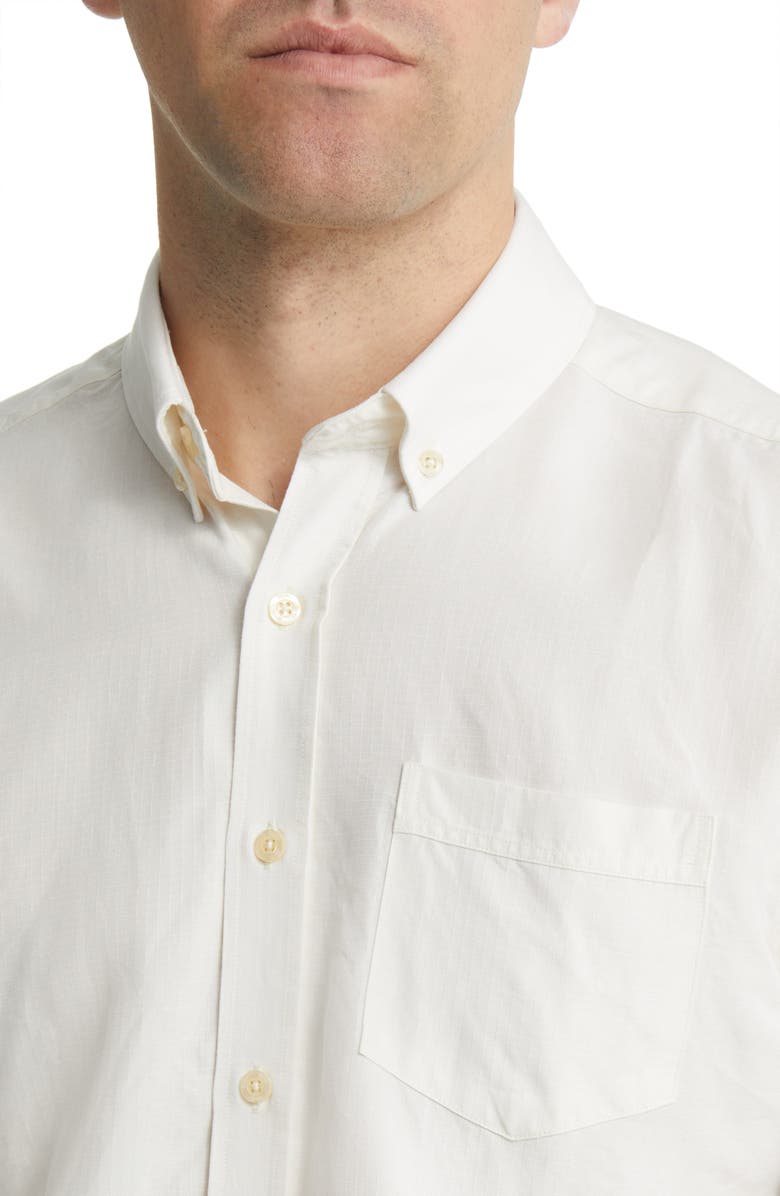 FORET Beam Ripstop Button-Down Shirt, Alternate, color, Cloud