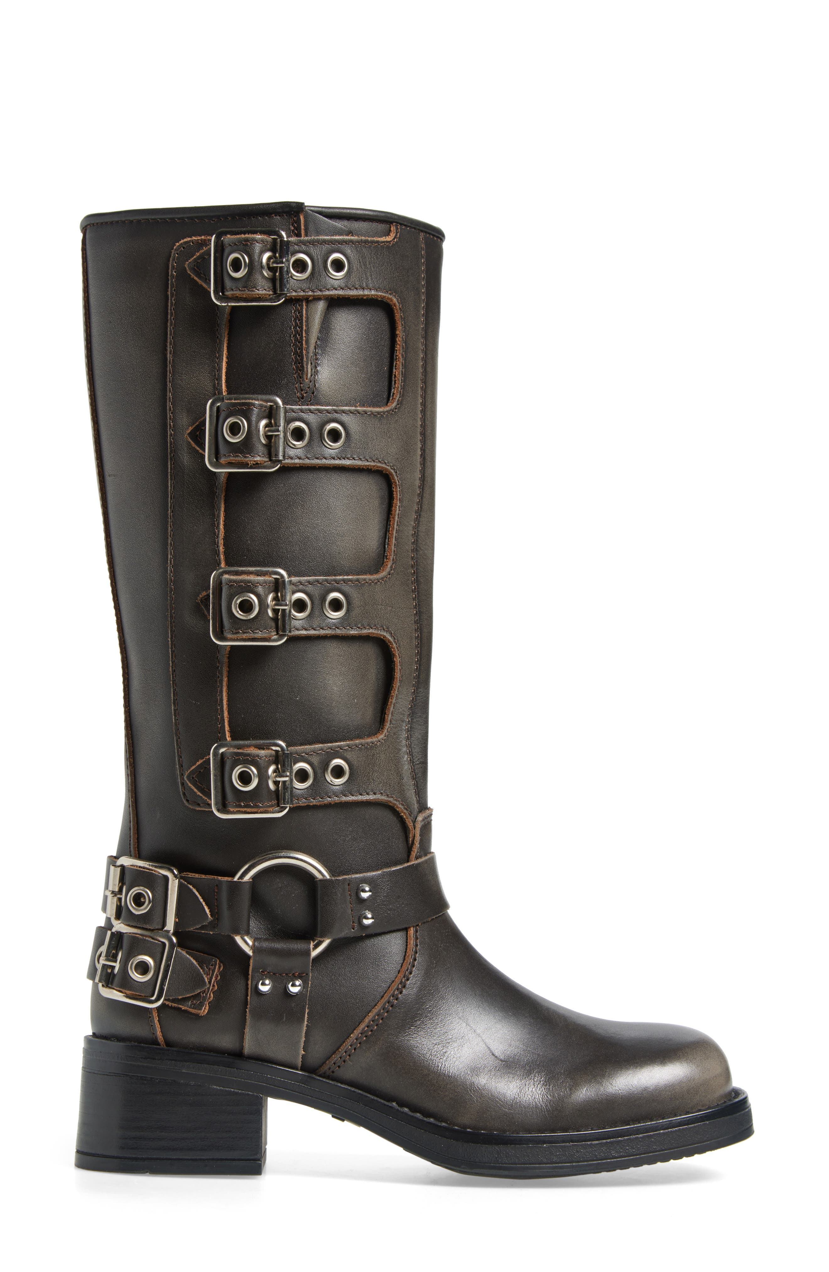Steve Madden Rocky Boot, Alternate, color, Black Distressed