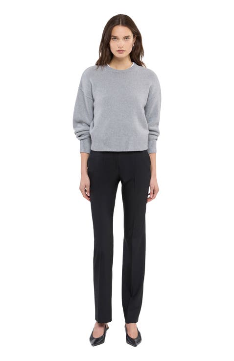 Cashmere Knit Sweatshirt