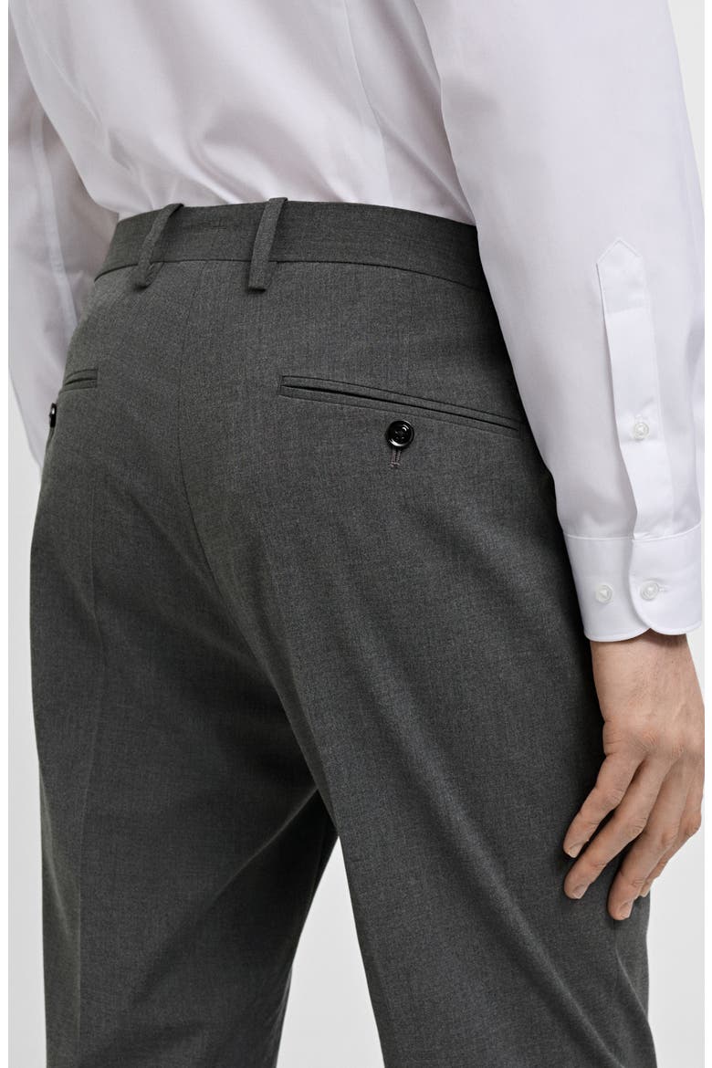 Microstructured Tailored Pants, Alternate, color, GREY