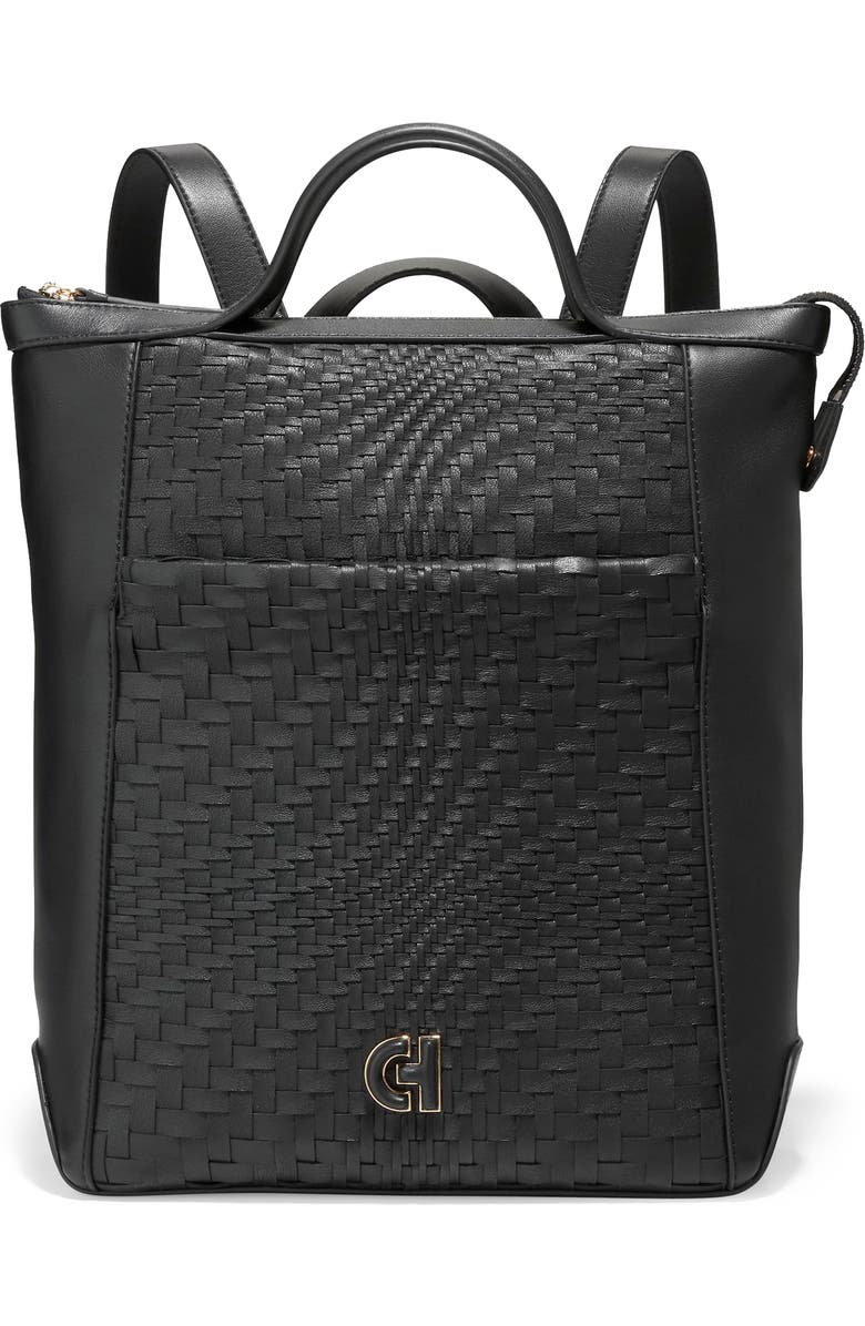 Cole Haan Grand Ambition Small Convertible Leather Backpack, Main, color,
