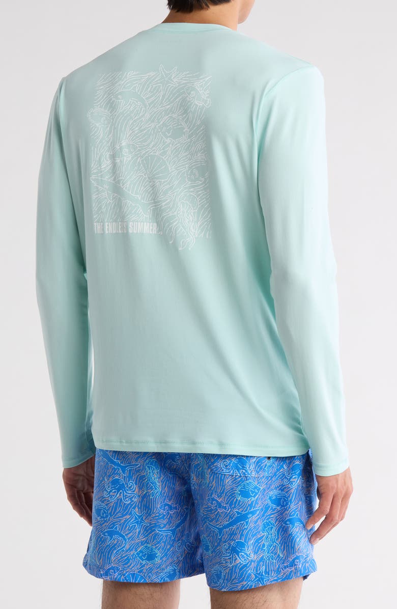 Vintage Summer UPF 50+ Long Sleeve T-Shirt, Alternate, color, Green