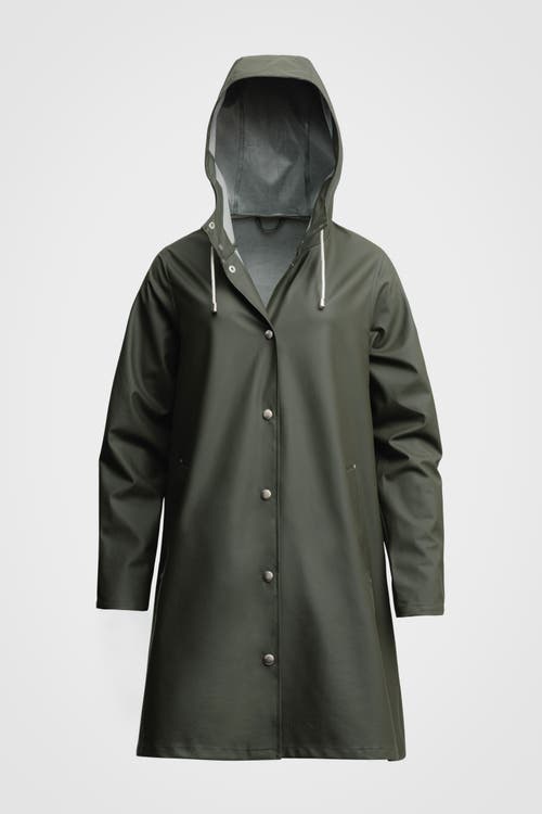 Stutterheim Mosebacke Lightweight Raincoat In Green