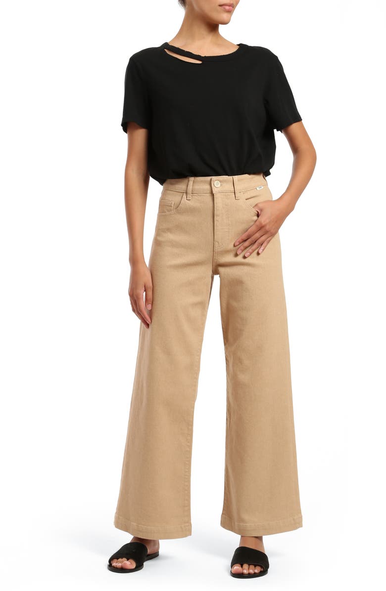 Mavi Jeans Paloma High Waist Wide Leg Jeans, Alternate, color, 