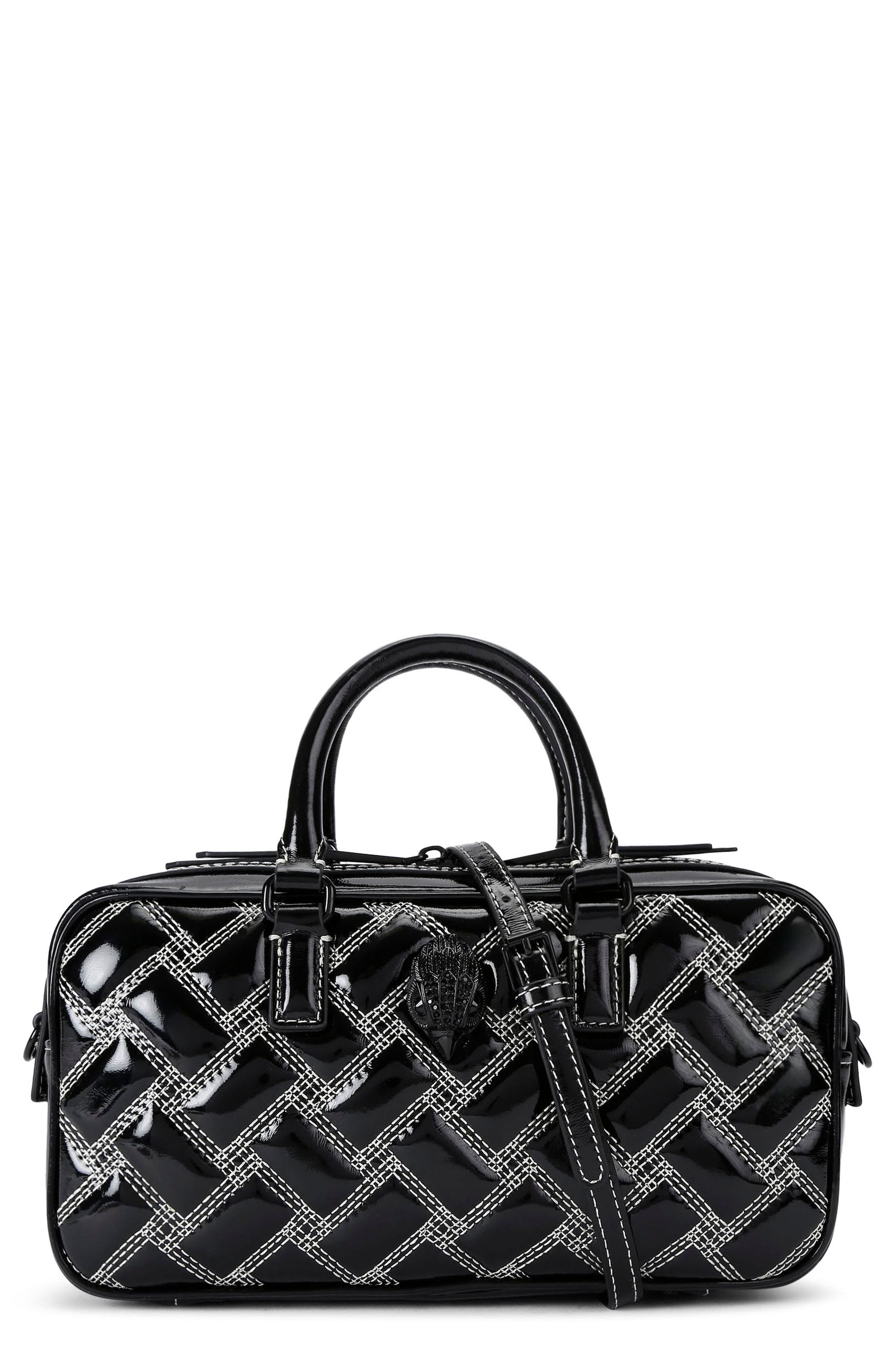 Kurt Geiger London Small Kensington Quilted Leather Duffle Bag, Main, color, 