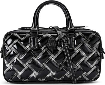Kurt Geiger London Small Kensington Quilted Leather Duffle Bag