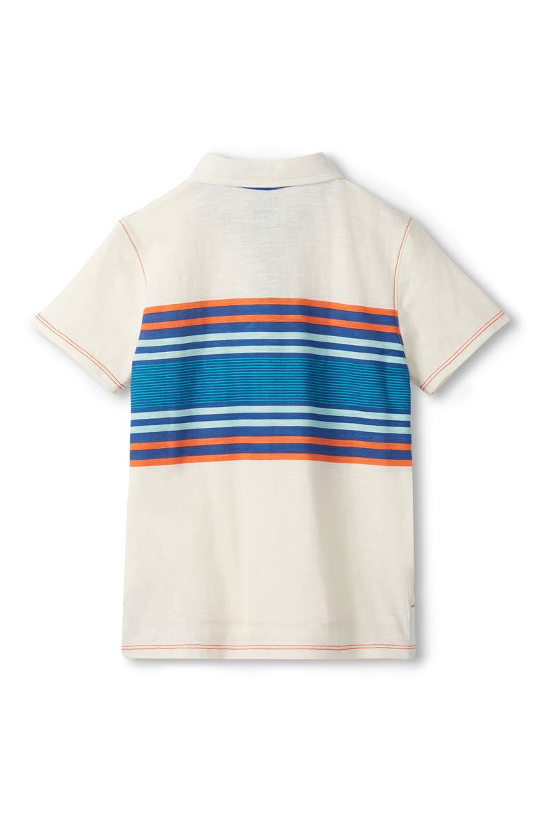 Kids' Colorblock Stripe Polo, Alternate, color, CAMI LACE