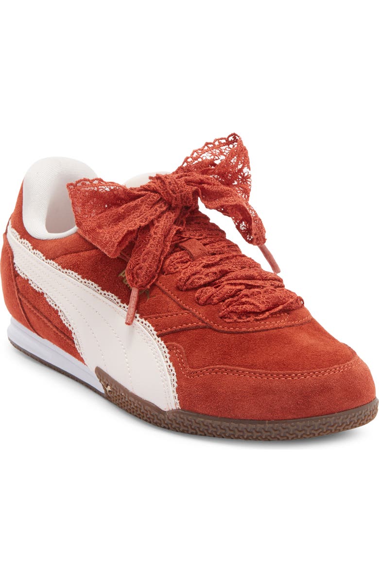PUMA Bella Donna Romantic Sneaker, Main, color, Bordeaux Red/ Jasmine / Gold
