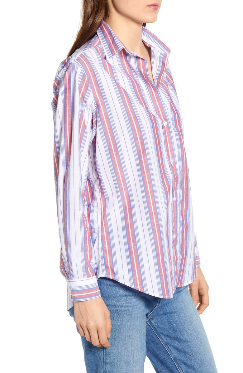 Grayson The Hero Stripe Cotton Shirt, Alternate, color, 
