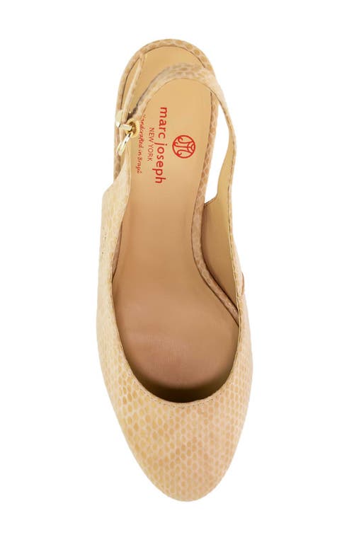 Marc Joseph New York Broad St Slingback Leather Pump