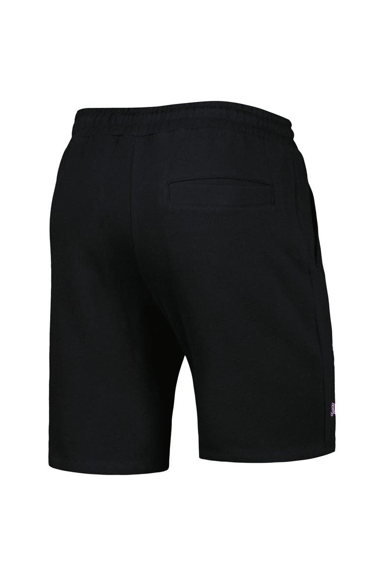 Men's New Era Black Las Vegas Raiders Historic Champs Shorts, Alternate, color, Black