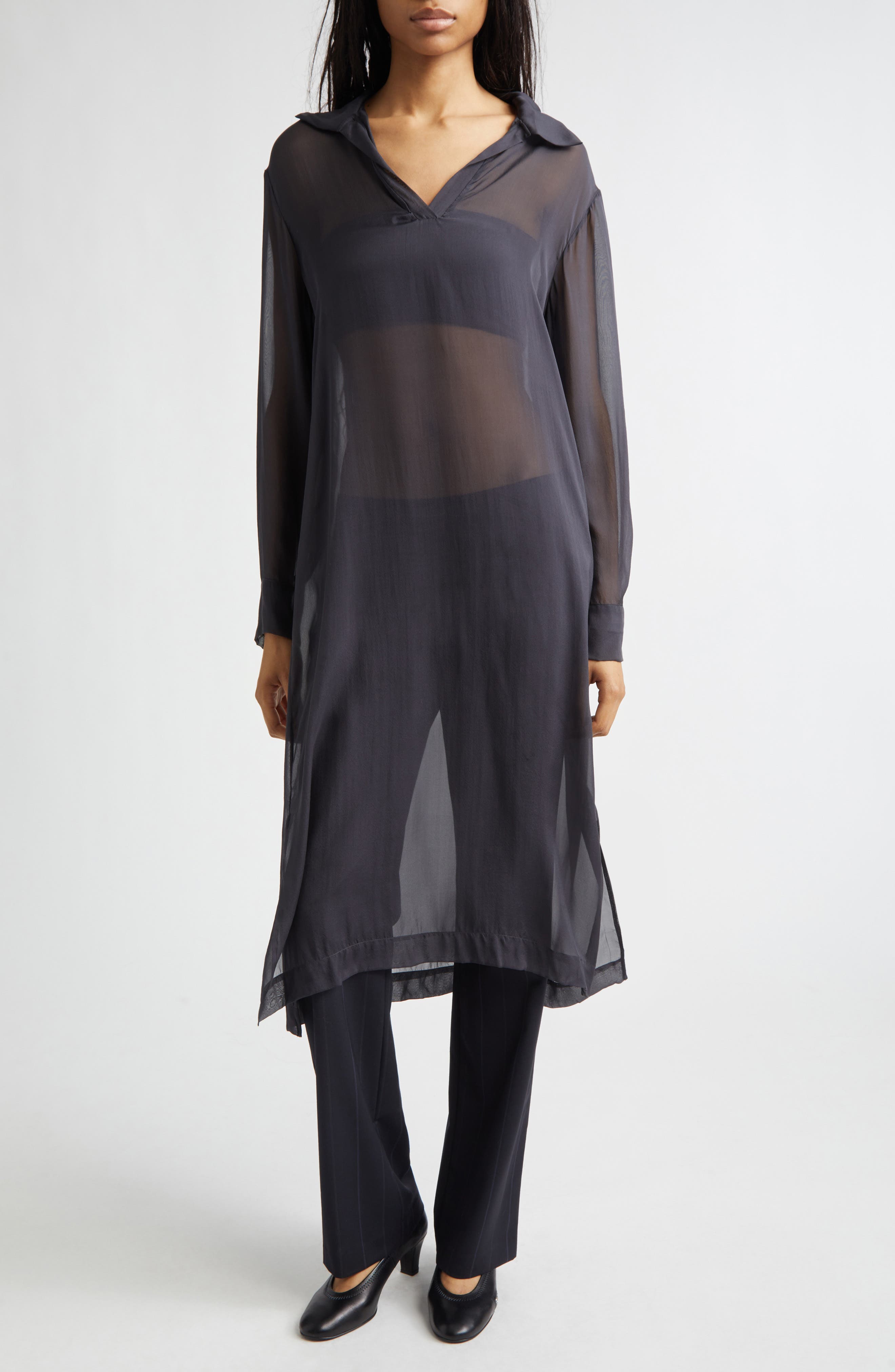 Sabre Silk Tunic Top - image 2