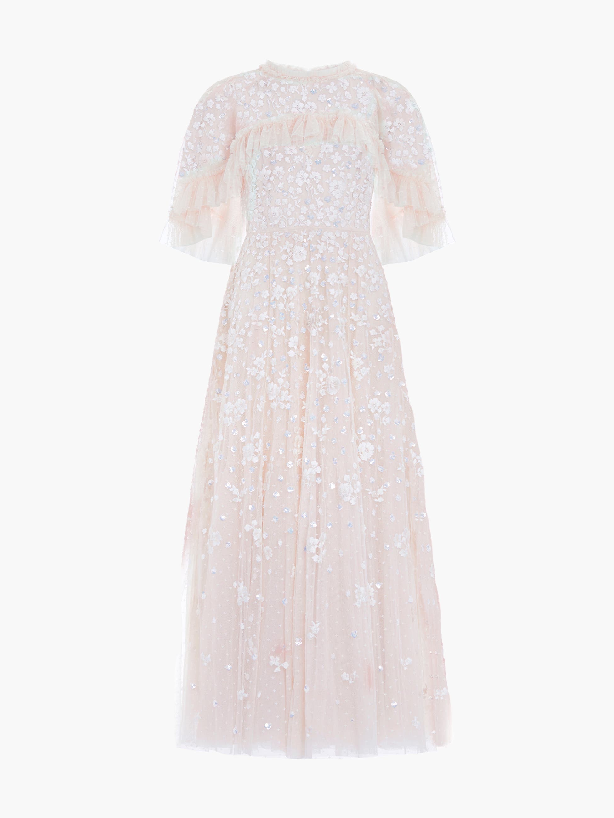 Dahlia Ditsy Short Cape Ankle Gown - image 2