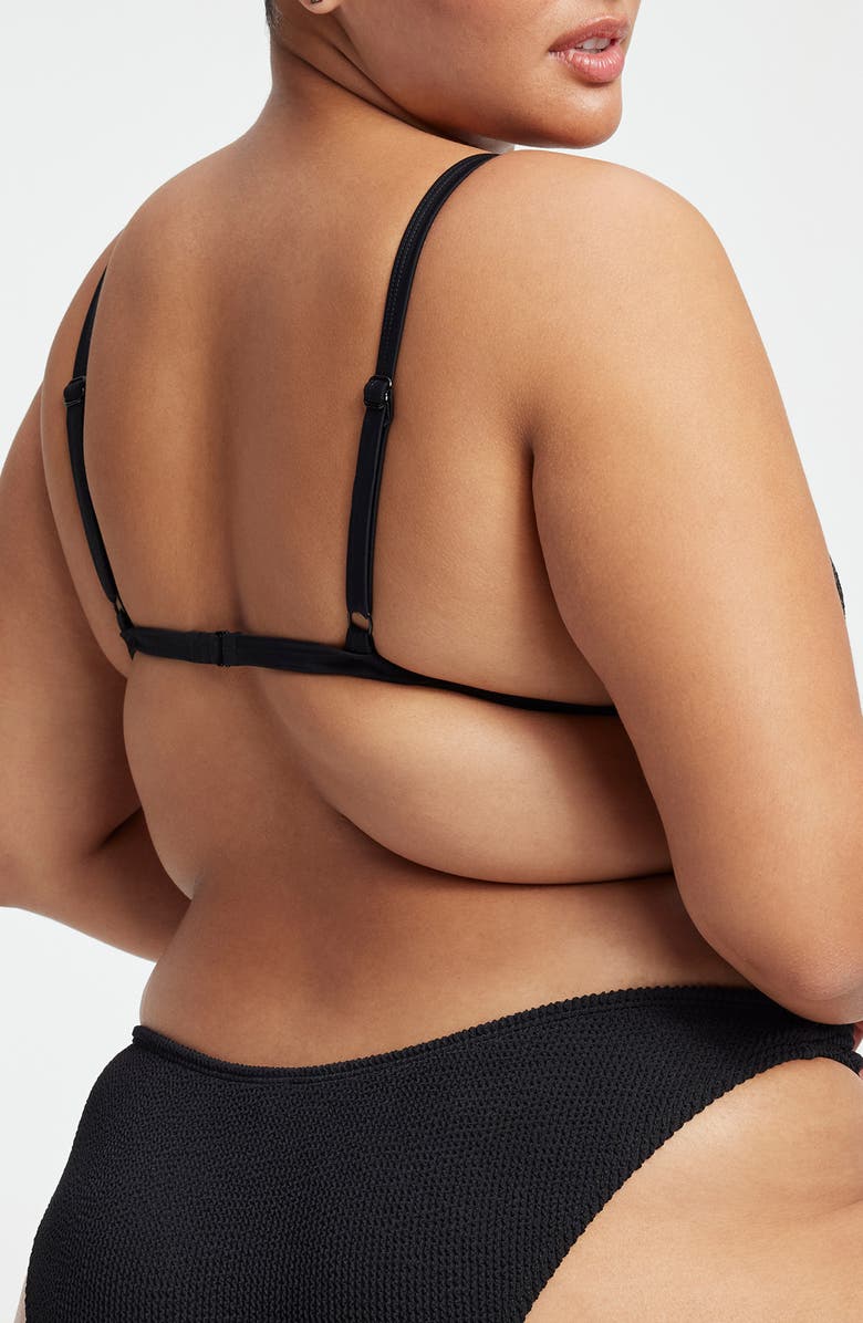 Good American Always Fits Perfect Fit Bikini Top, Alternate, color,