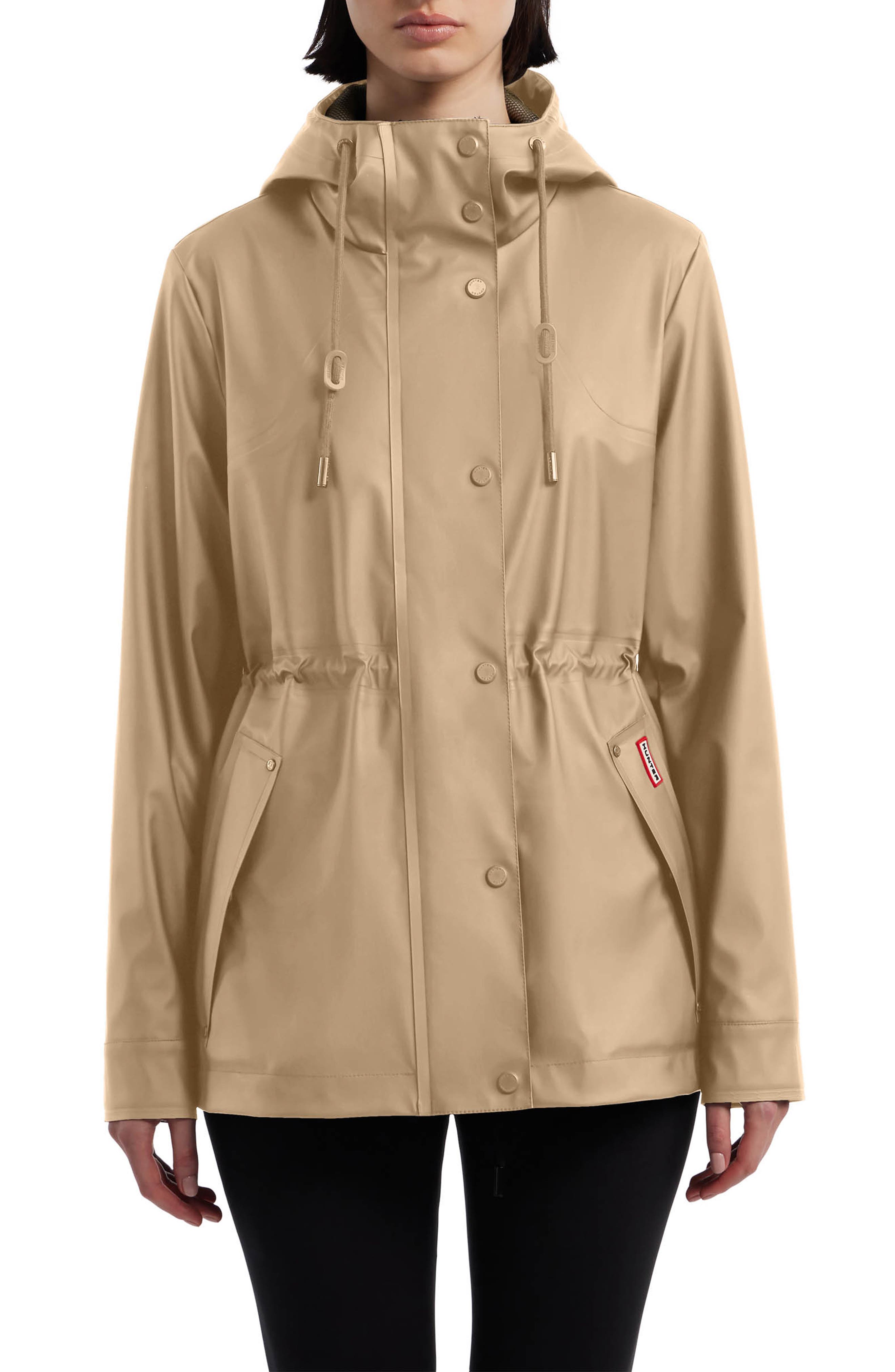 Abbey Short Rubberized Rain Jacket