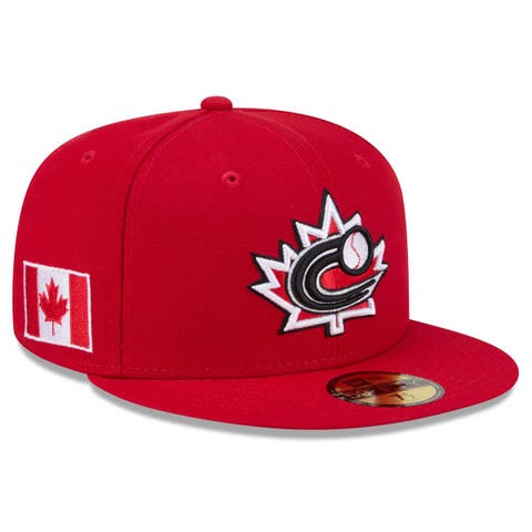 Men's New Era  Red Canada Baseball 2026 World Baseball Classic 59FIFTY Fitted Hat