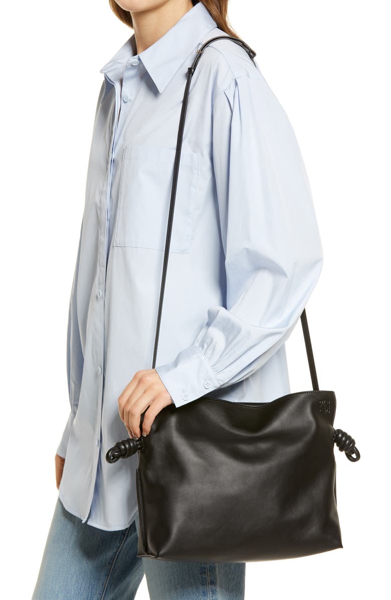 Loewe Flamenco Leather Clutch, Alternate, color,