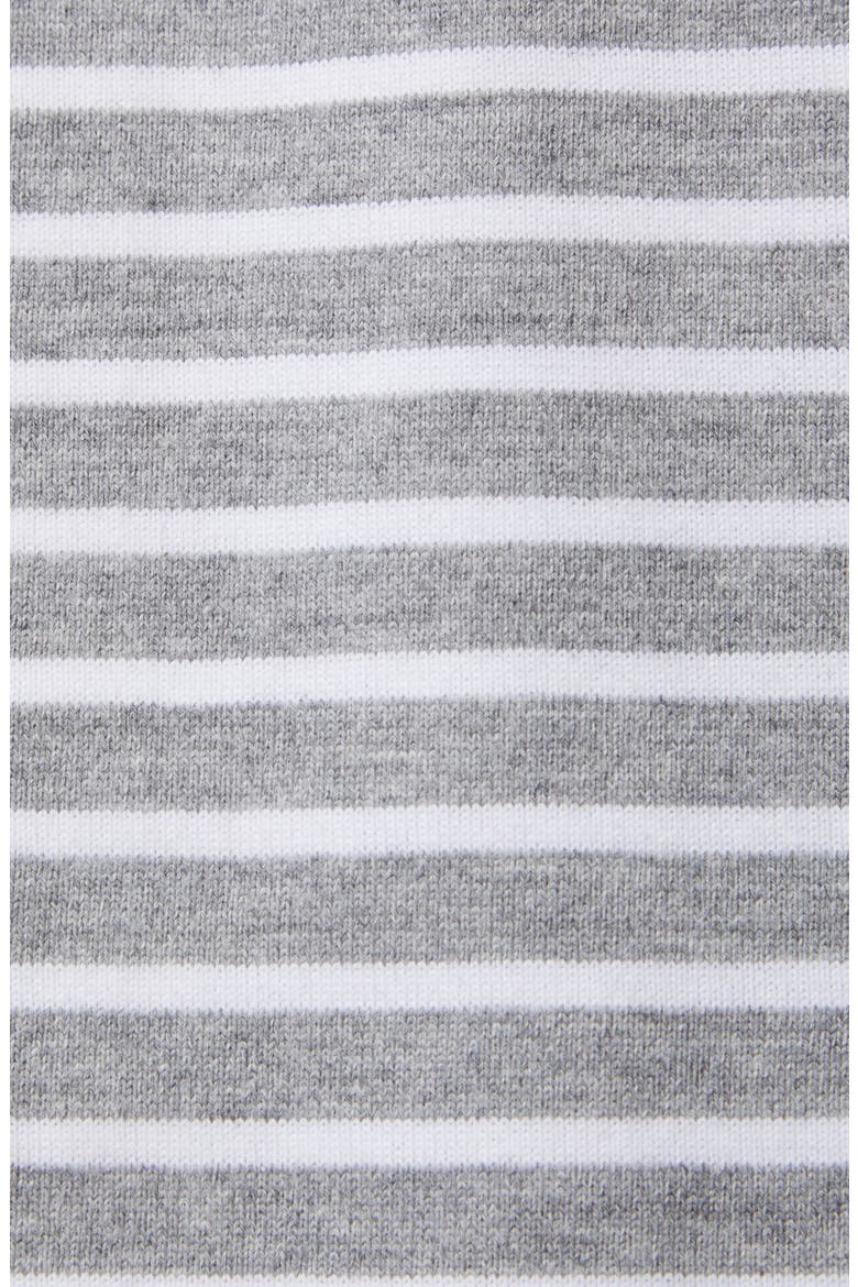 Stripe Cotton Polo Shirt (Nordstrom Exclusive), Alternate, color, LIGHT GREY