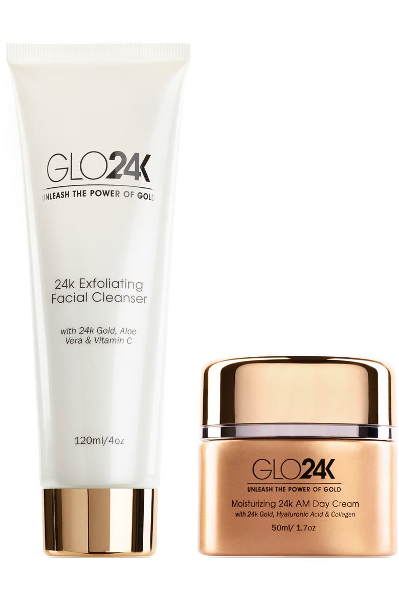 Exfoliating Facial Cleanser & Day Cream, Main, color, NA