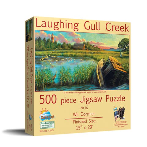 Laughing Gull Creek 500 piece Jigsaw Puzzle for Adults