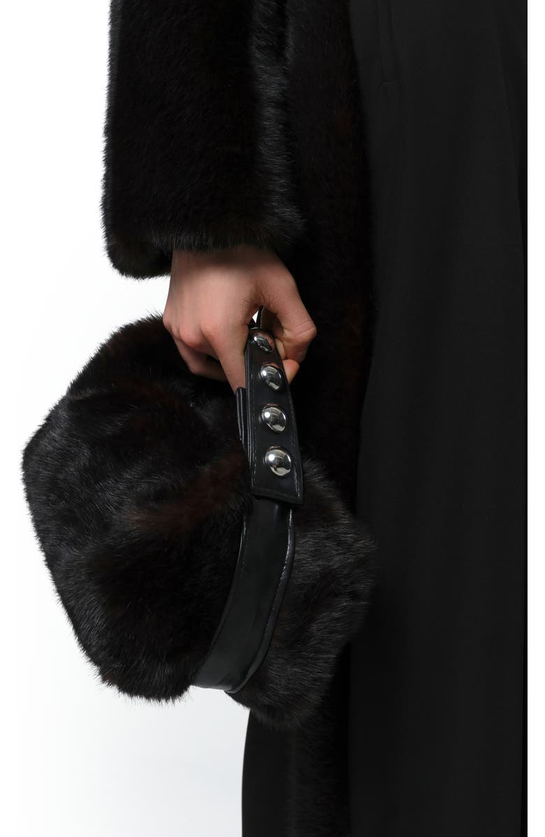 Apparis Marfa Faux Mink Top Carry Handle Pouch, Alternate, color,