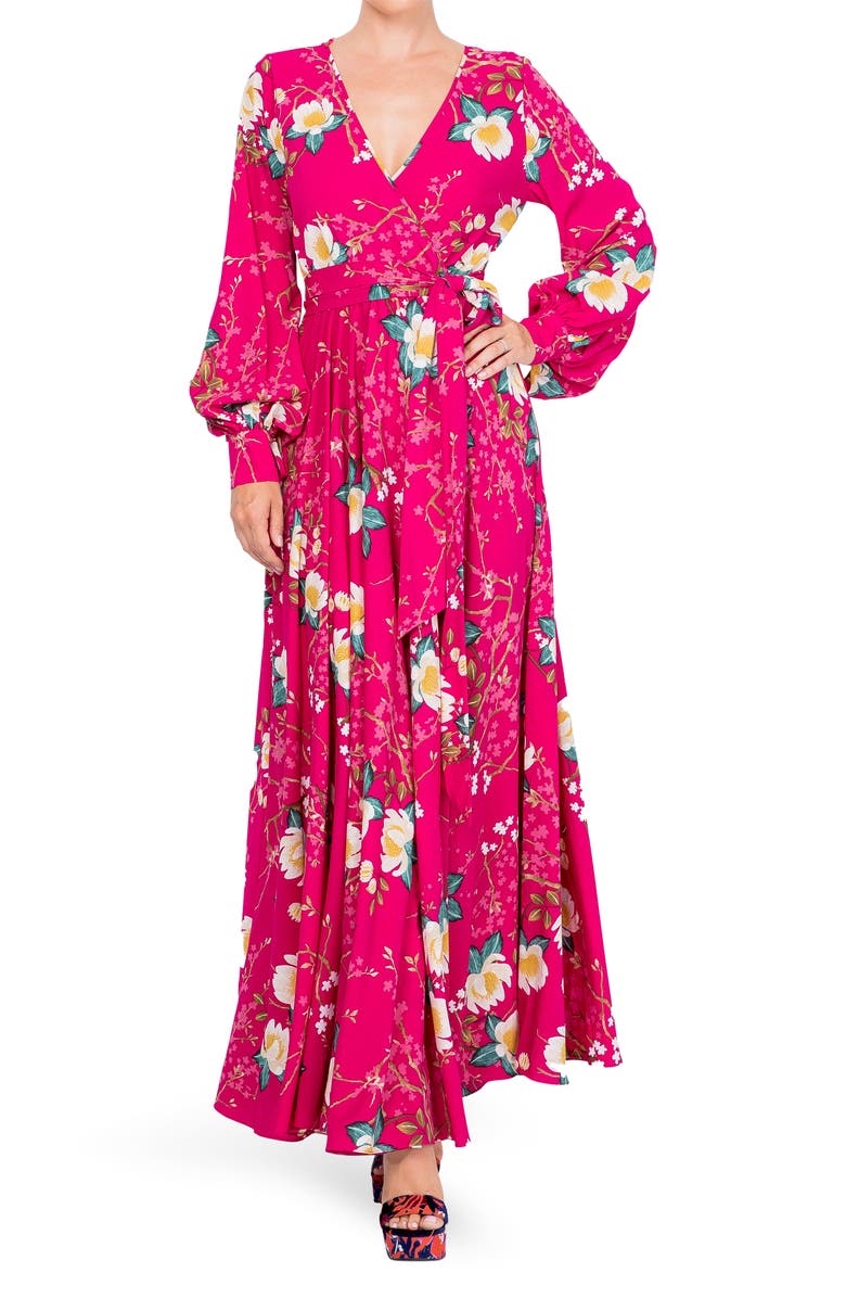 MEGHAN LA Lilypad Maxi Dress, Main, color, 