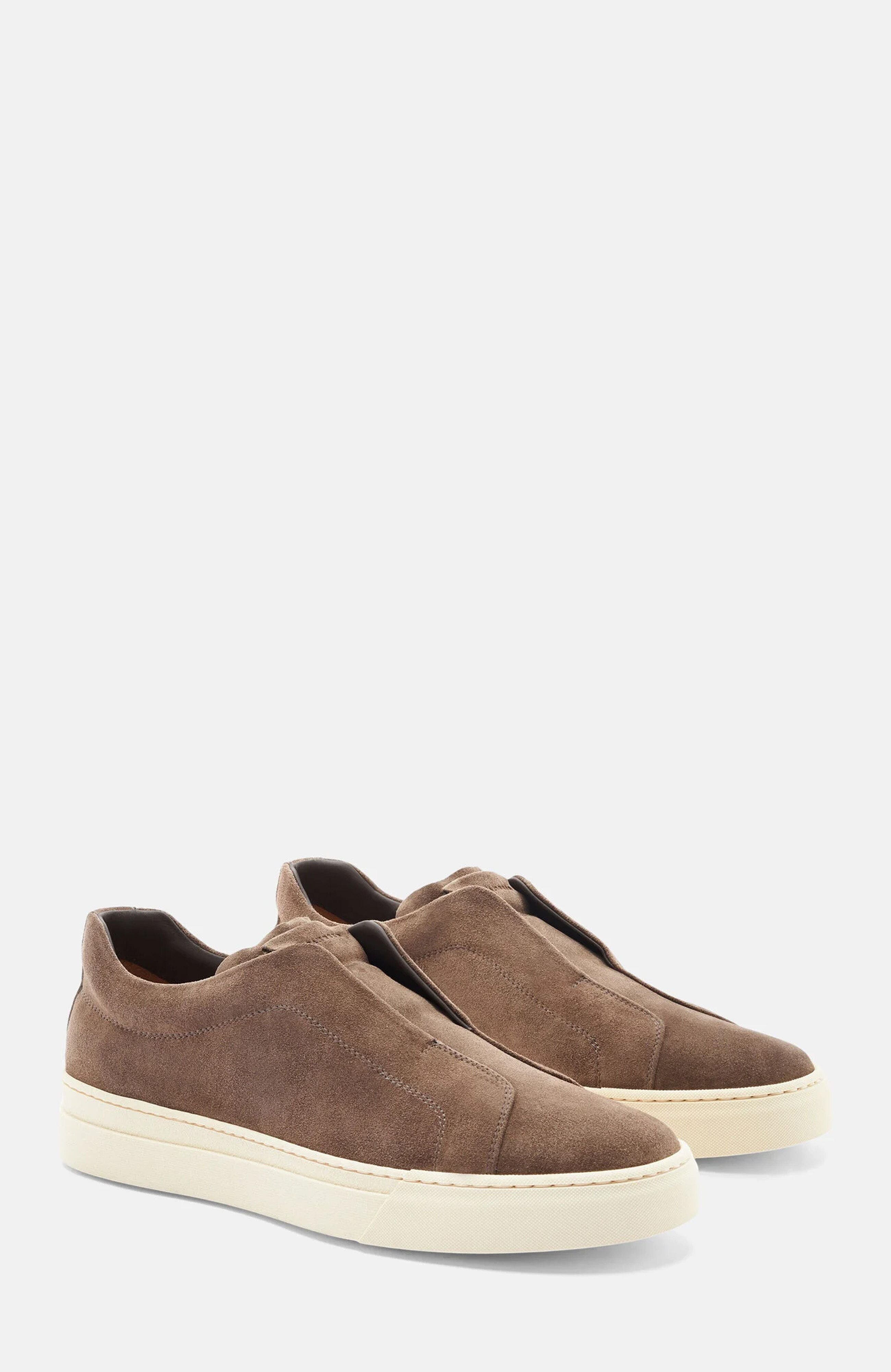 Luca Sneakers, Main, color, Taupe - Suede