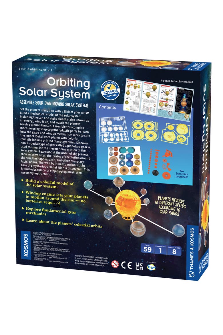 Orbiting Solar System Model, Alternate, color, MULTI