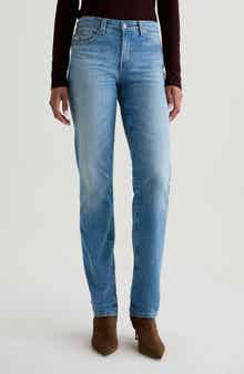 AG Sandra Low Rise Straight Leg Jeans
