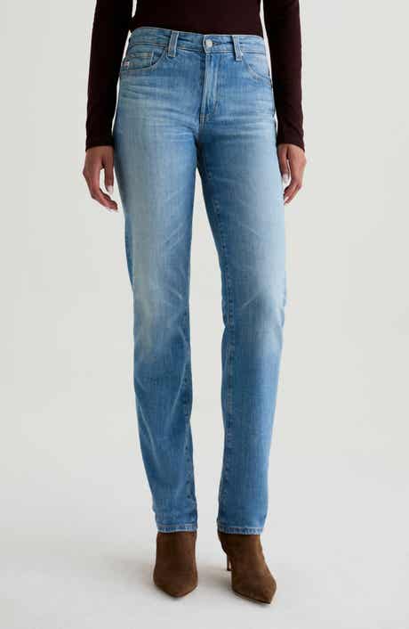 AG Sandra Low Rise Straight Leg Jeans