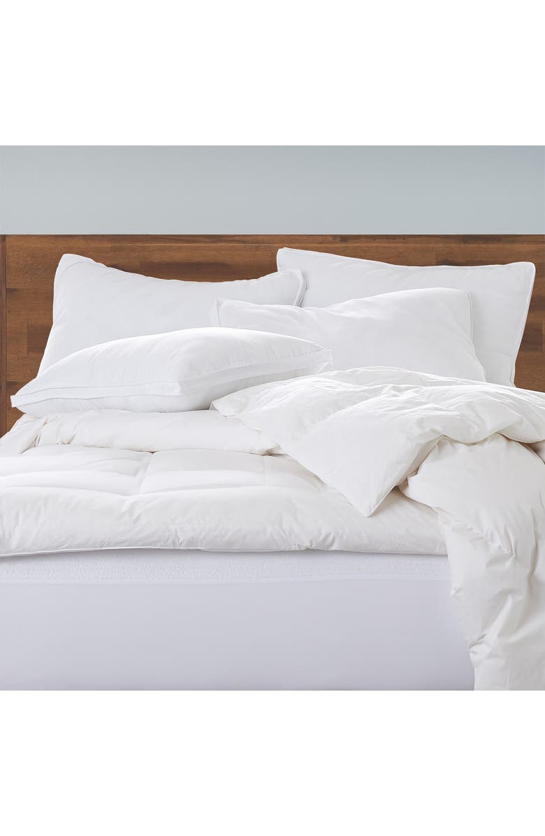 ELLA JAYNE HOME Overstuffed Luxury Plush Med/Firm Gel Filled Side/Back Sleeper Pillow - Set of 4, Alternate, color, White