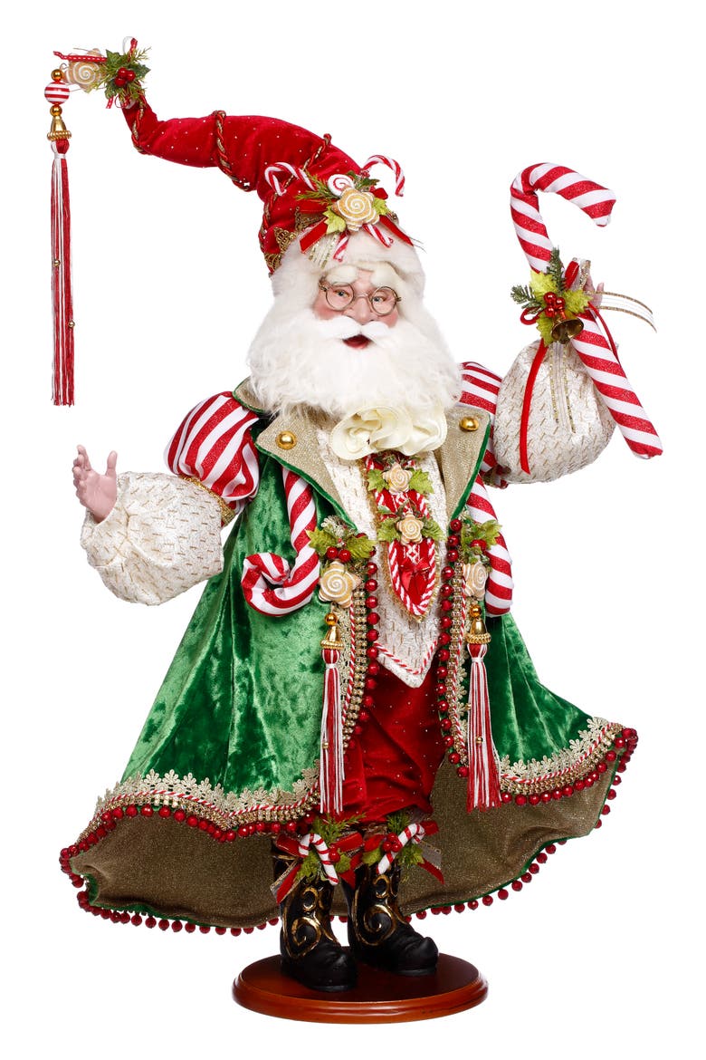 Candy Cane & Cookie Santa, Main, color, Red
