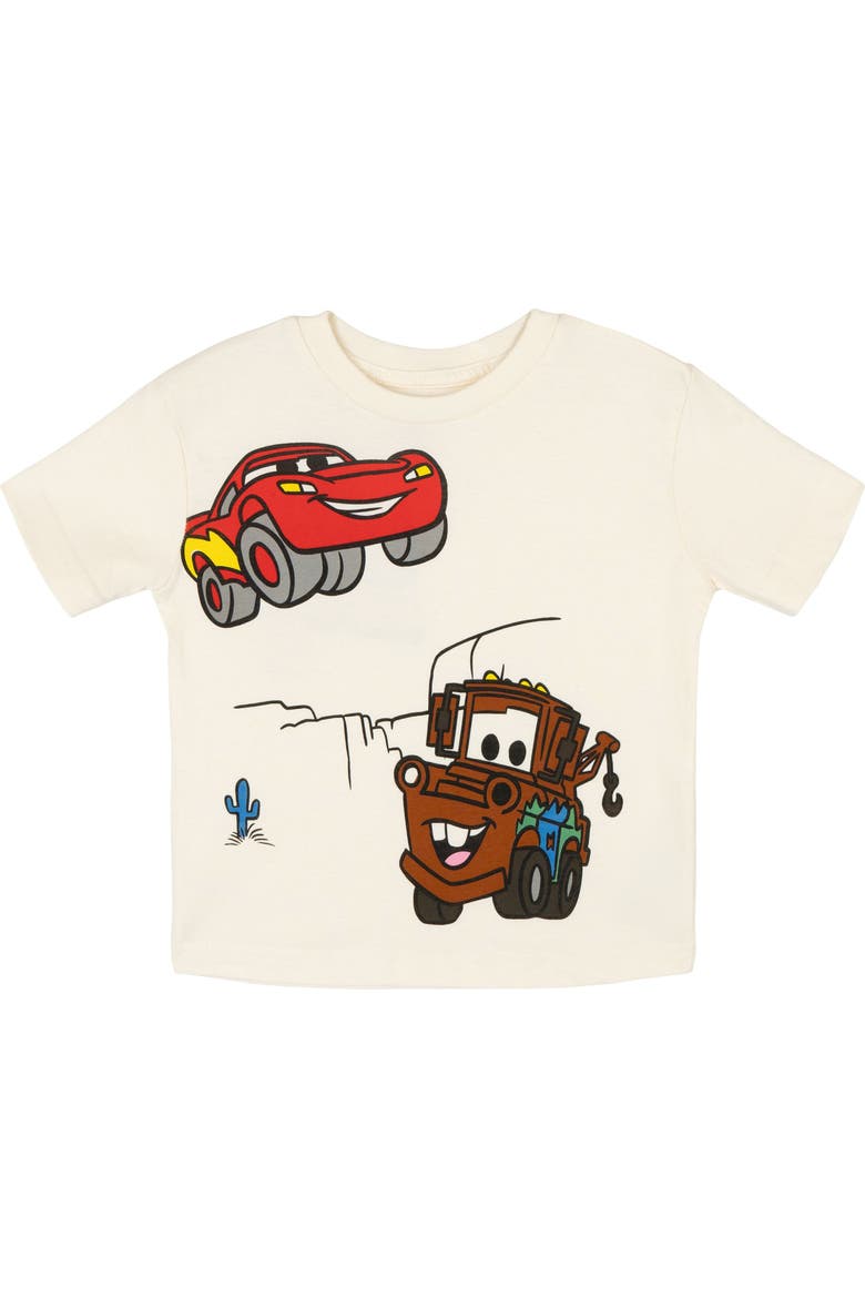 Cars Short Sleeve T-Shirt, Alternate, color, Ivory McQueen Mater