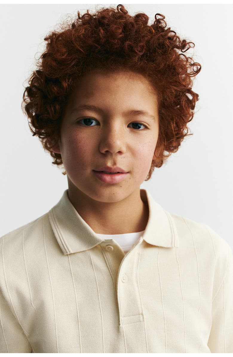 H&M 2-piece piqué set, Alternate, color, Light Beige