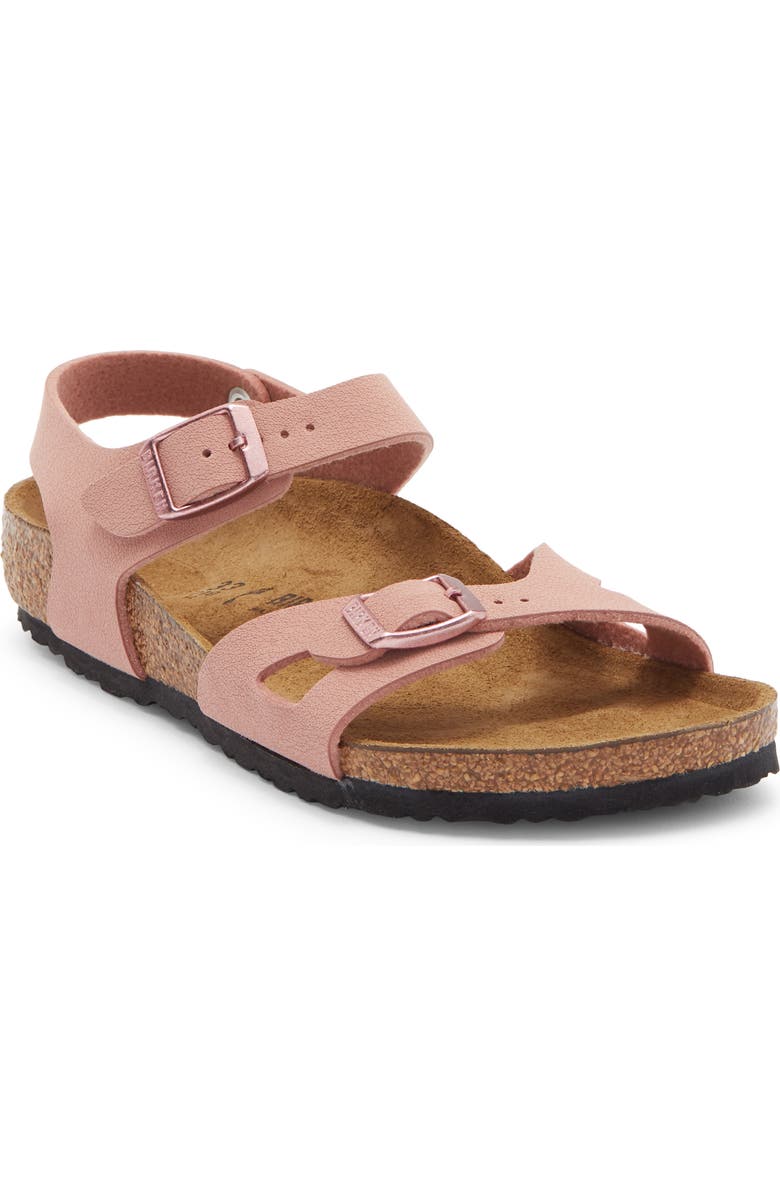 Birkenstock Kids' Rio Sandal, Main, color, Pink Clay
