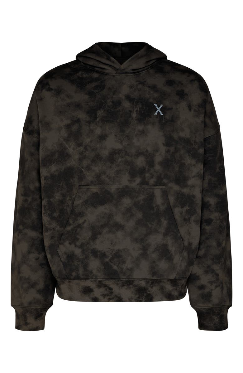 SAVAGE X FENTY Fleece Hoodie, Alternate, color, Black Caviar Diffused Camo