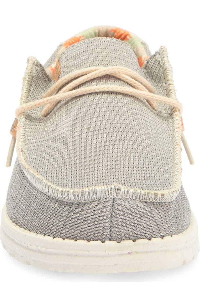 Hey Dude Wally Moc Toe Slip-On Shoe, Alternate, color, Cobblestone