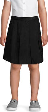Lands' End School Uniform Girls Solid Box Pleat Skirt Top of Knee