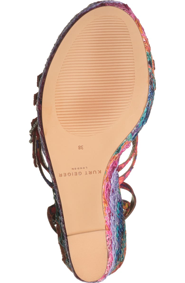 Kurt Geiger London Pierra Espadrille Wedge Sandal, Alternate, color,