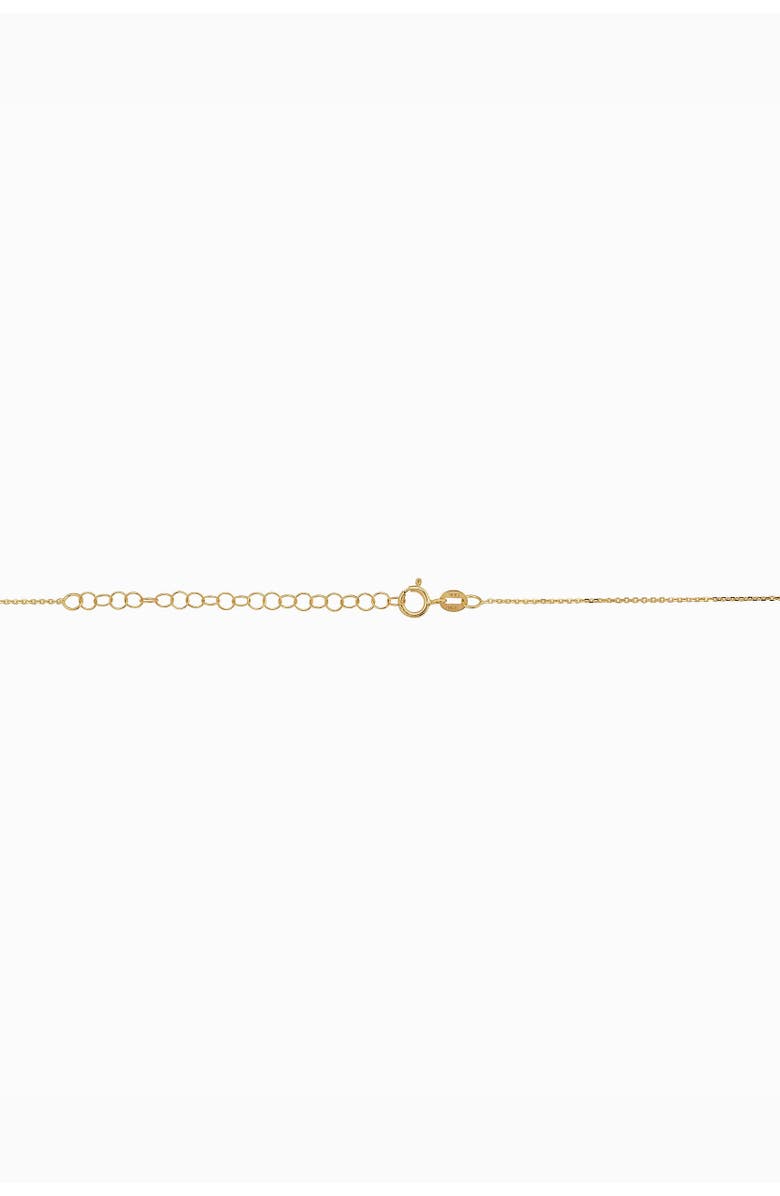 Oradina 14K Gold Dazzle Me Curb Choker Necklace, Alternate, color, Gold - White Zirconia