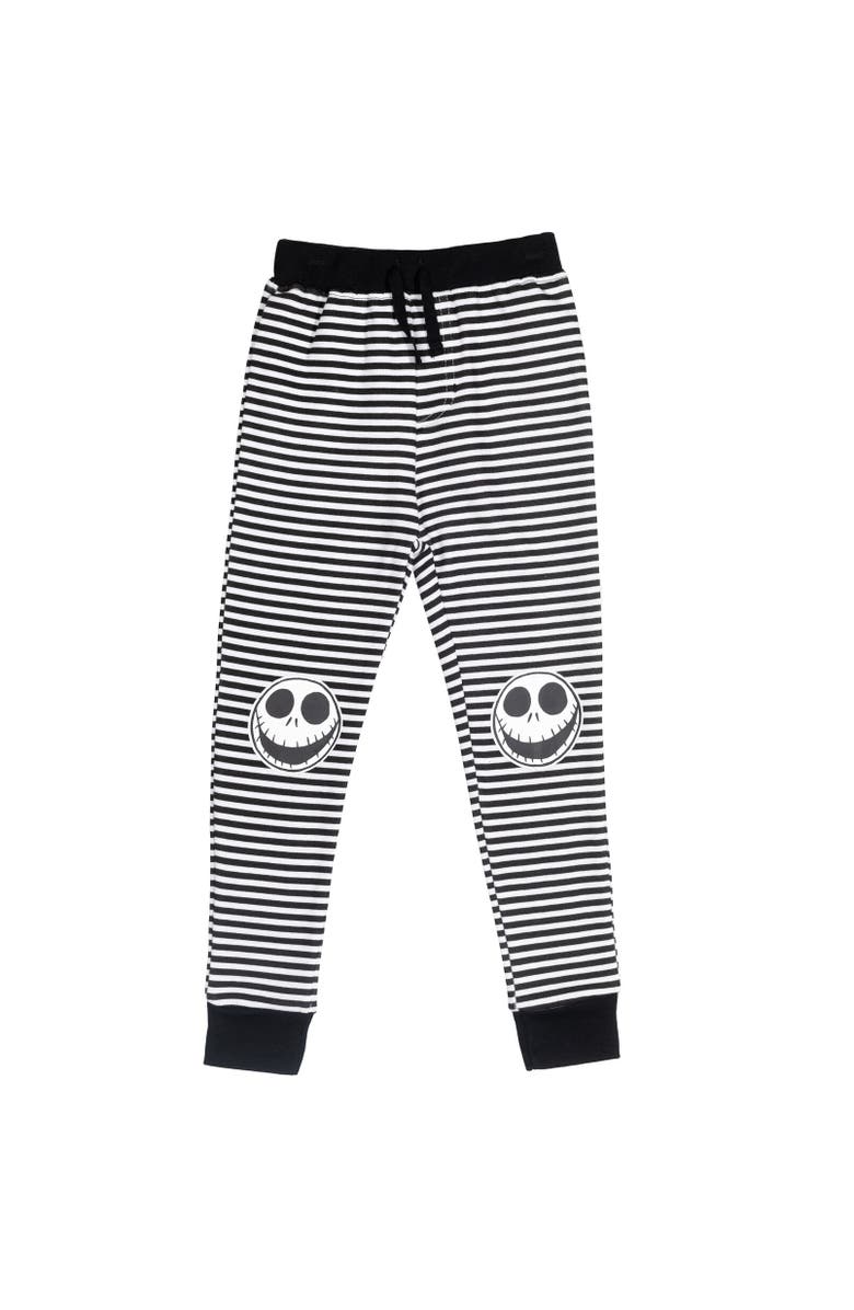 Disney Jack Skellington Nightmare Before Christmas Fleece Hoodie & Pants Set, Alternate, color, Black