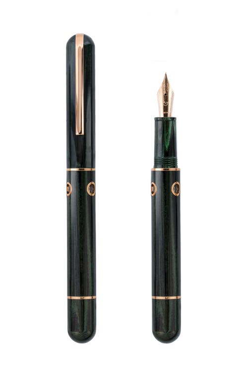 Nautilus Chelonia Green Ebonite Fountain Pen