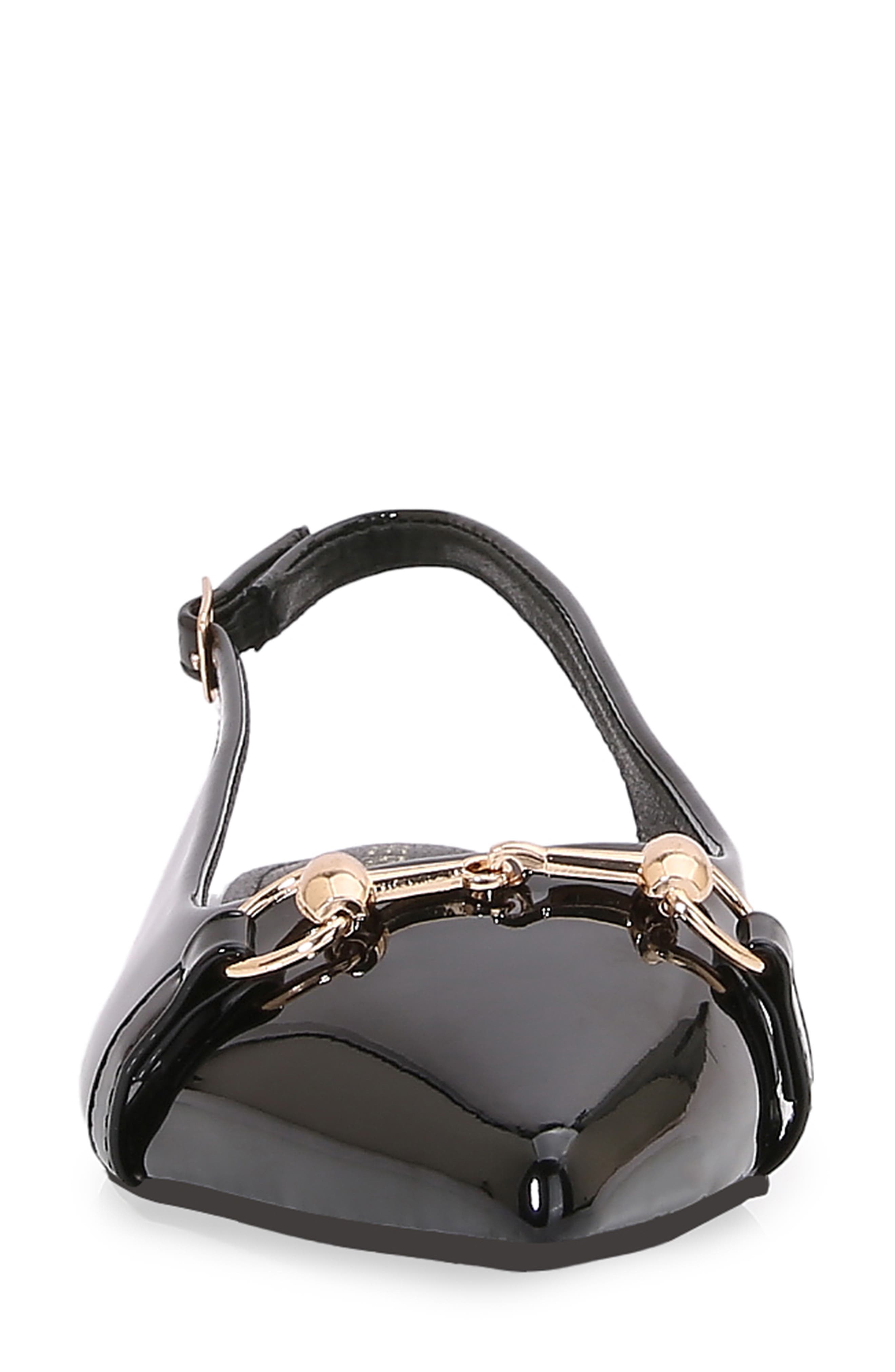 BERNESS Bit Slingback Flat, Alternate, color, Black